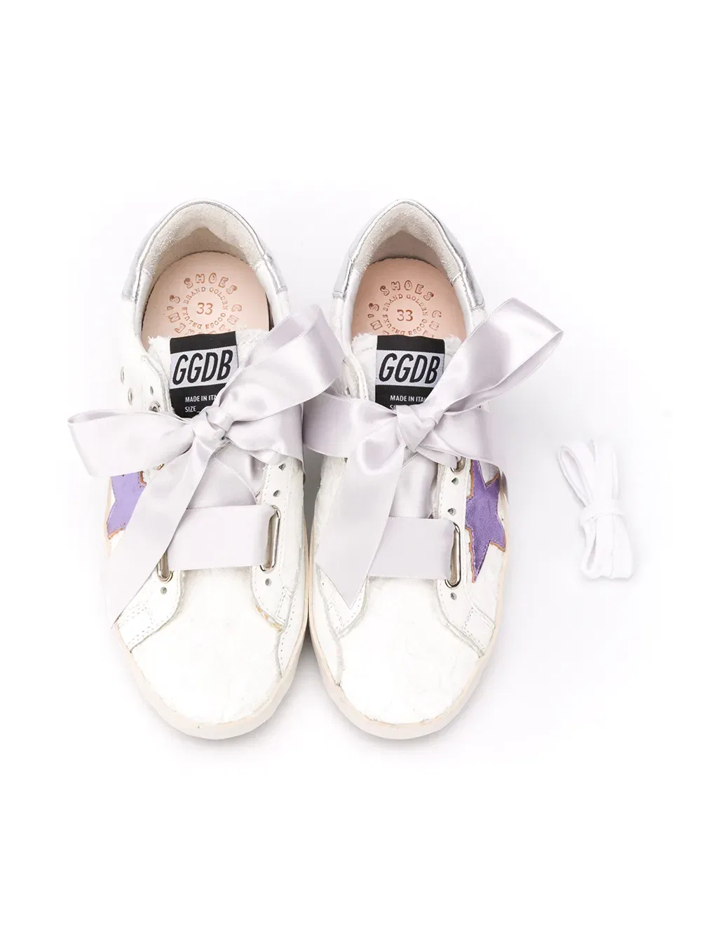 Кроссовки Superstar Golden Goose Kids, белый — фото 3