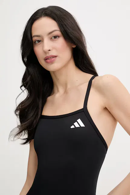 Купальник цельный из полиэстера Adidas Performance, черный — фото 3