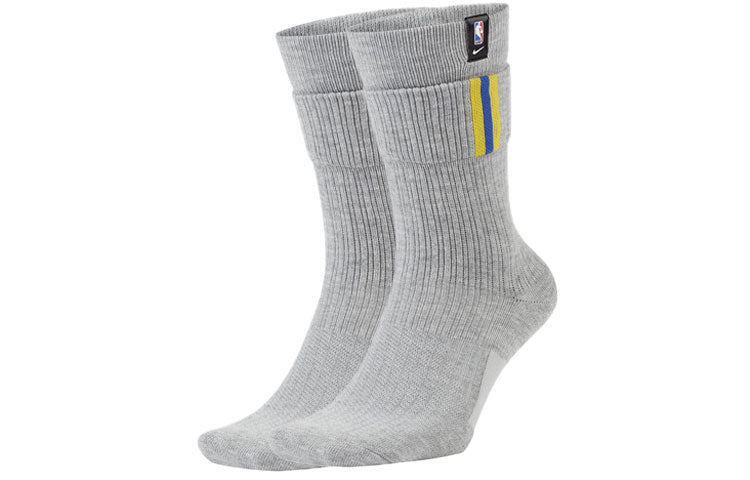 Носки Nike Unisex Golden State Warriors Courtside Nba Sports Socks 1 Packs Gray CK6896-063 — фото 3