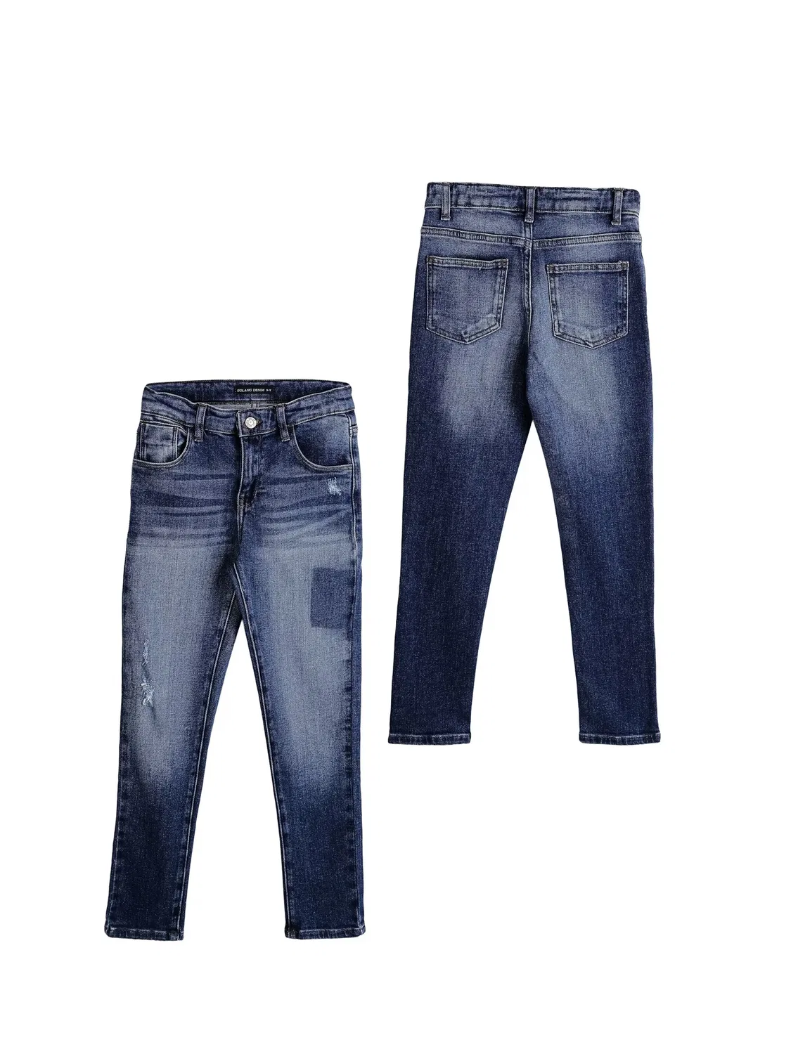 Узкие джинсы Solang, Dark Blue — фото 3