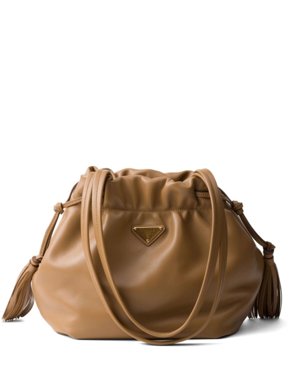 

Сумка Prada из кожи наппа, коричневый