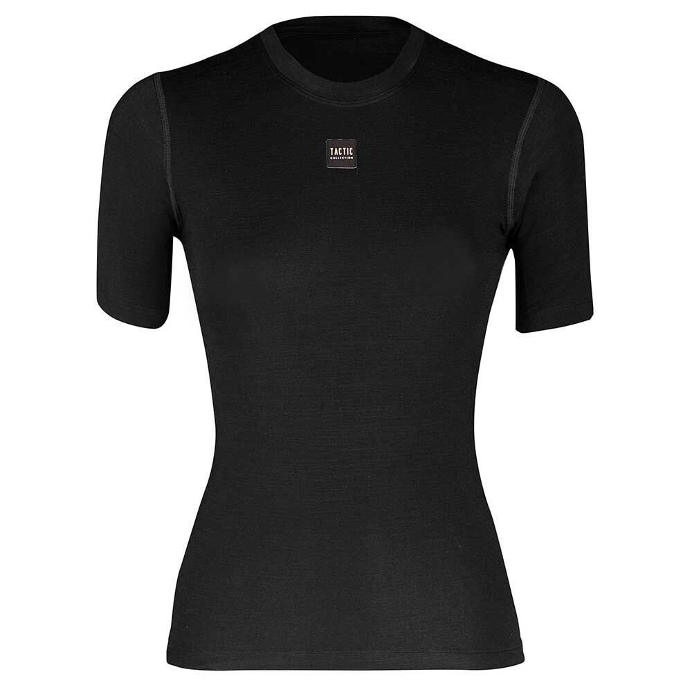 

Базовый слой с коротким рукавом Tactic Merino, черный