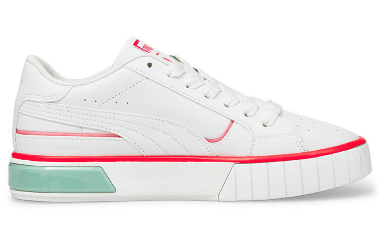 Кроссовки PUMA Cali Star Lights Platform Shoes White/Green/Orange Women's