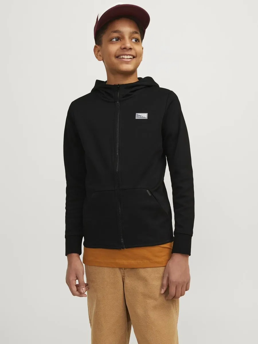 

Детская спортивная куртка Jack & Jones "JCOAIR SWEAT ZIP HOOD NOOS JNR" Jack & Jones Junior, черный