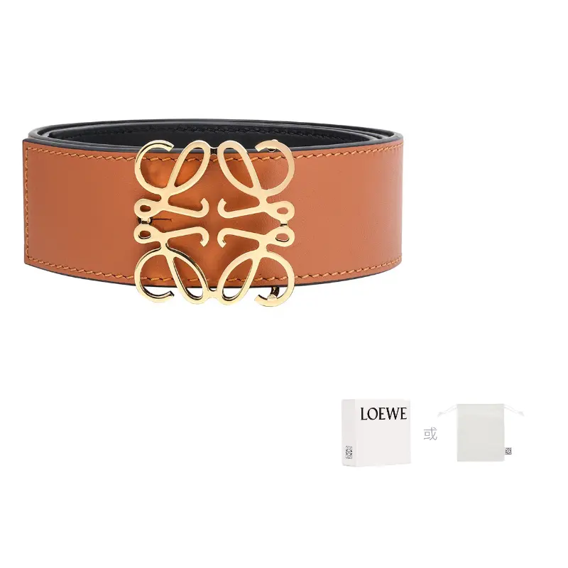 

Loewe Ремень из коровьей кожи, женский, коричневый, 4 см