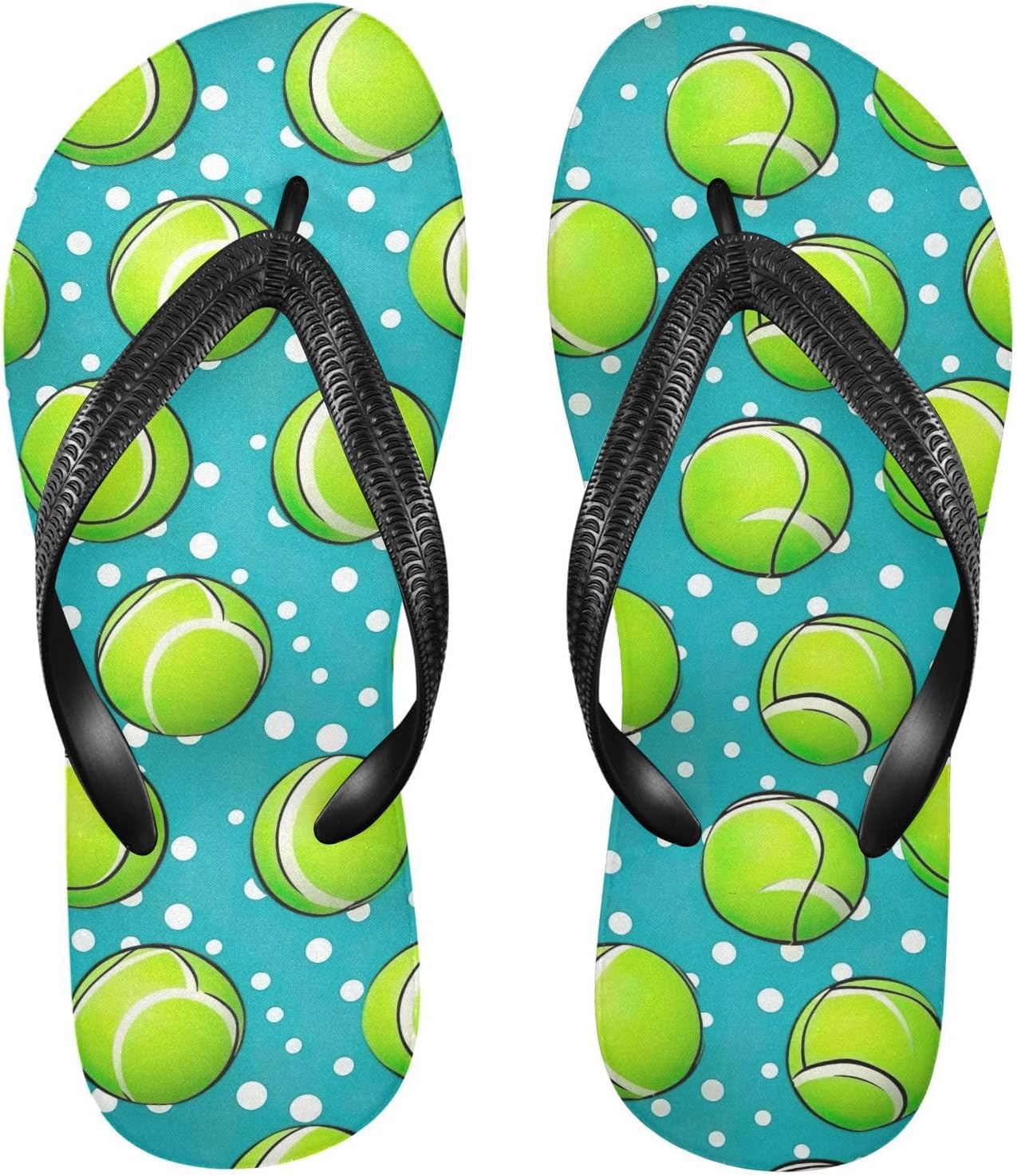 

SPRIPORT мультяшные синие шлепанцы в форме теннисного мяча для женщин и мужчин, удобные повседневные тапочки с мягкой подошвой и резиновой подошвой против скольжения, пляжные летние сандалии для прогулок на улице