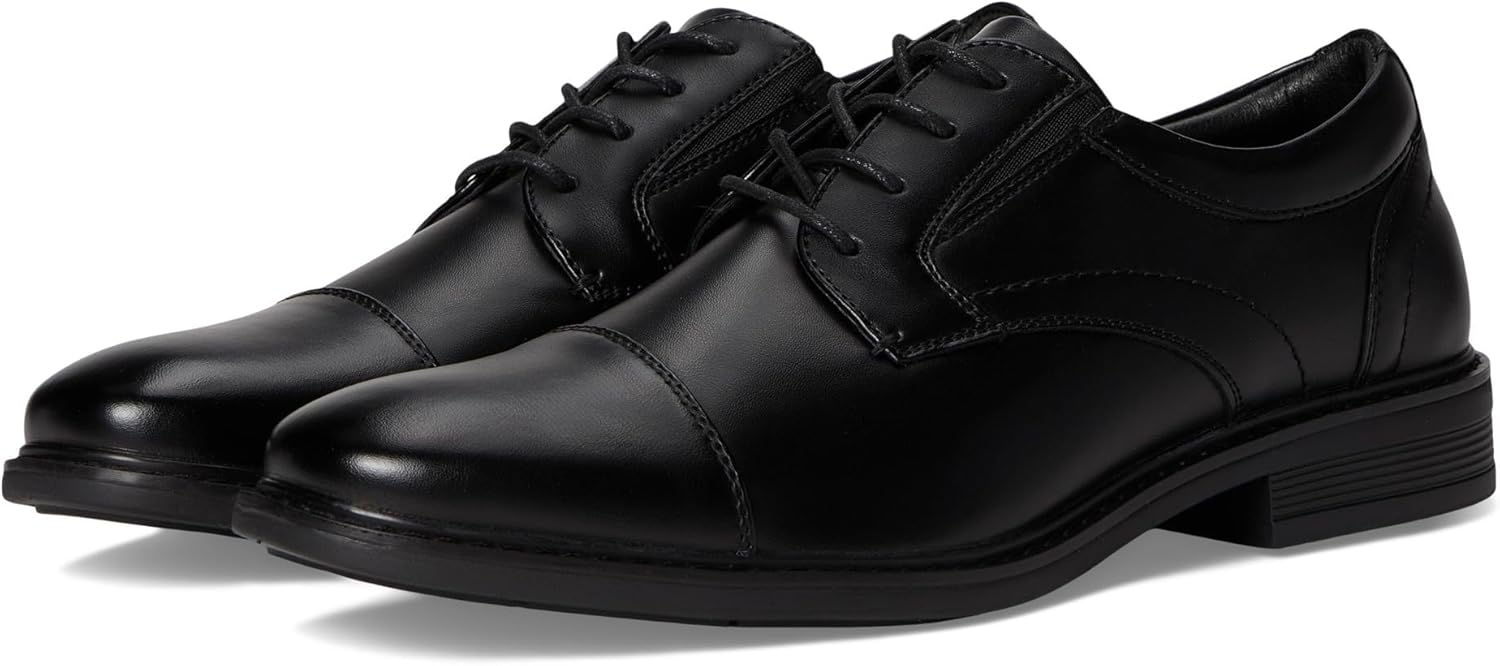 

Мужские оксфорды Nunn Bush Jarvis с круглым носком, для официального и повседневного делового стиля, на шнуровке, черный