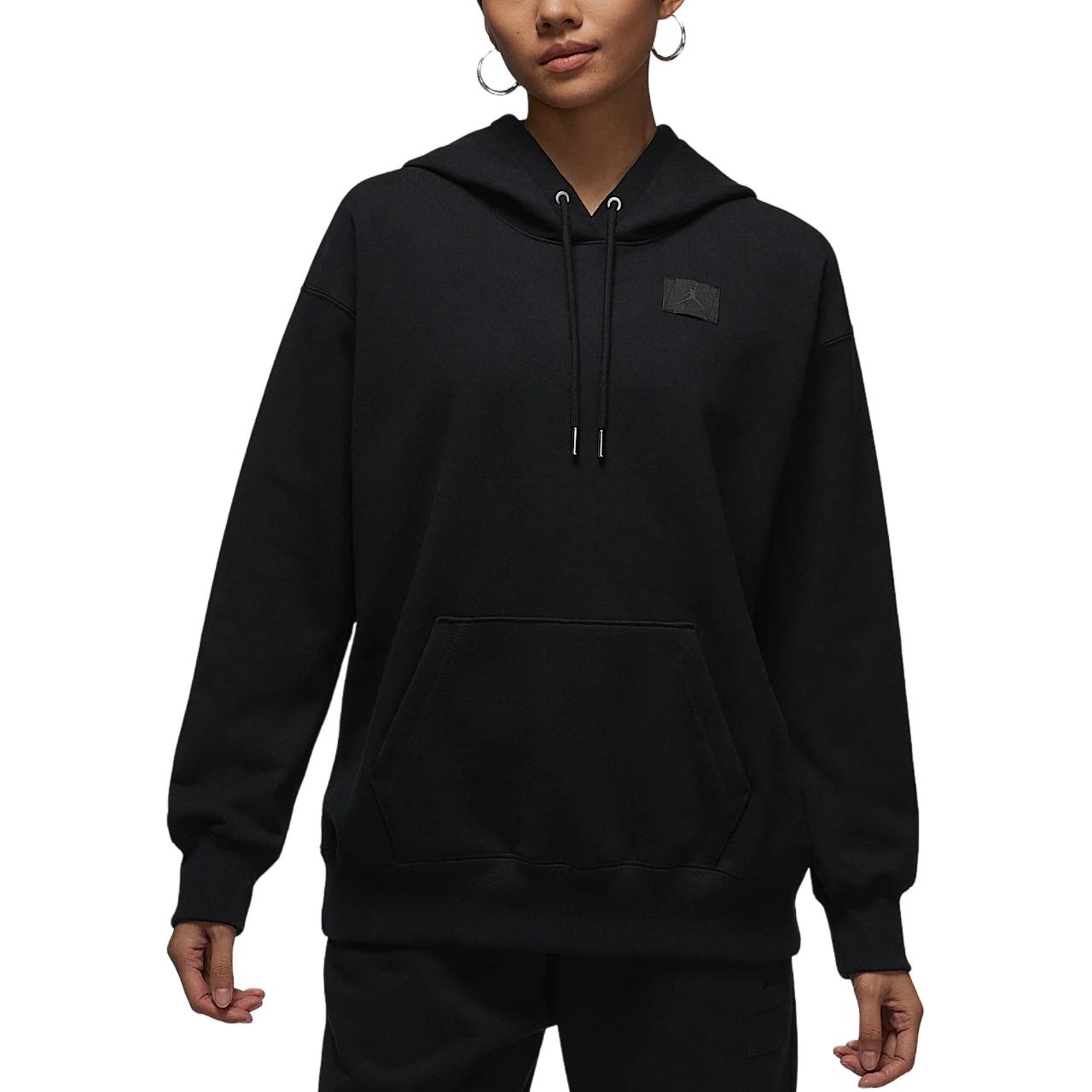 

Jordan Флисовая толстовка Flight для женщин Black/Dark Charcoal Gray