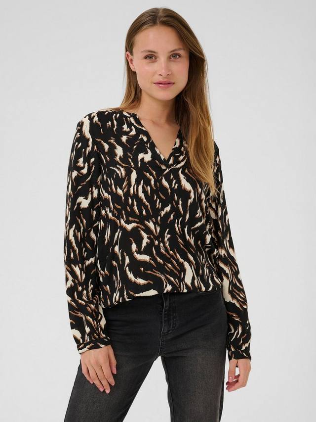 

Блузка KAditte с V-образным вырезом KAFFE