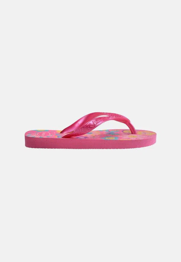 Сандалии flores с т-образным ремешком Havaianas, Pink Flux/Pink Gum