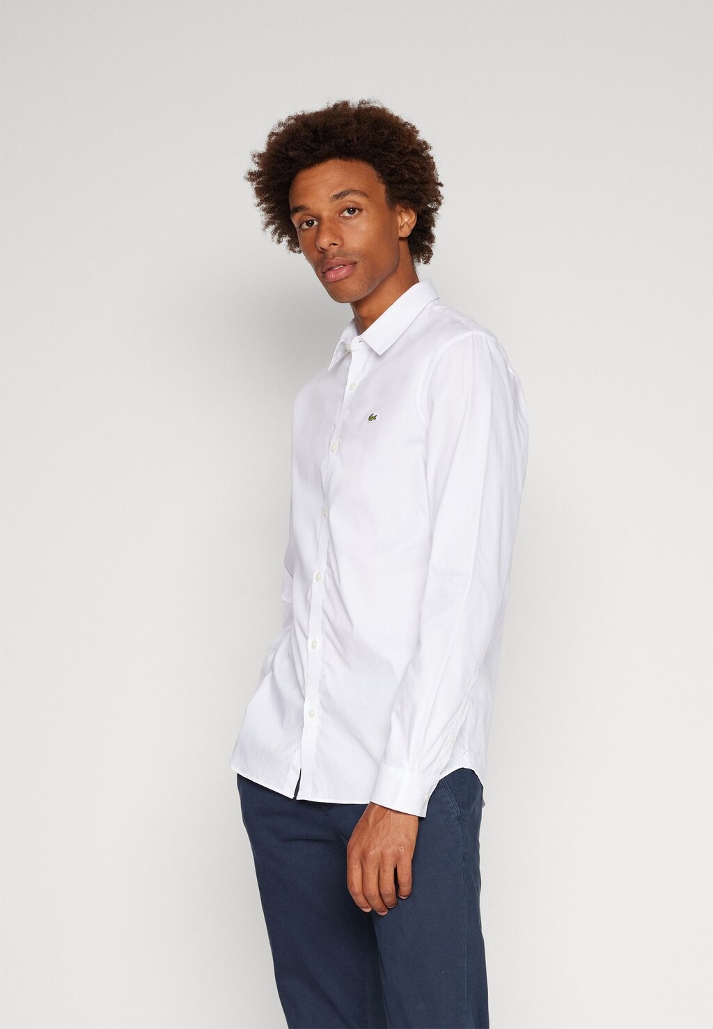 

Рубашка Slim Fit Stretch Poplin Shirt Lacoste, белый