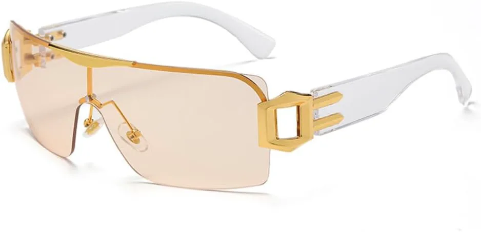 

Винтажные квадратные солнцезащитные очки MUTYNE в стиле «цельный комбинезон» для женщин и мужчин, модные и роскошные солнцезащитные очки в стиле стимпанк, Champagne