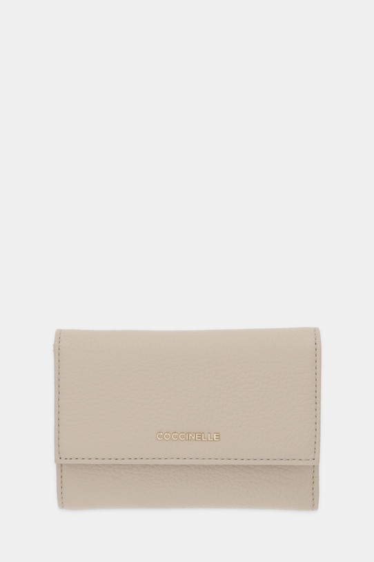 

Кожаный кошелек Coccinelle, бежевый