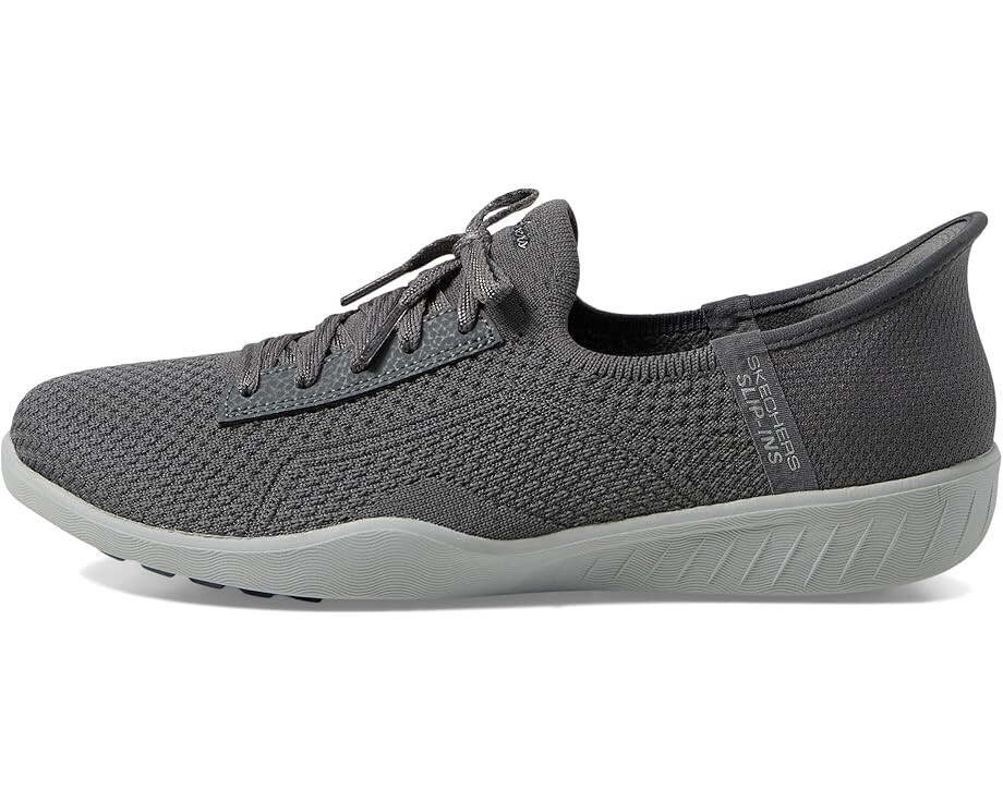 Кроссовки SKECHERS Newbury St - Our Time Hands Free Slip-Ins, угольный — фото 4