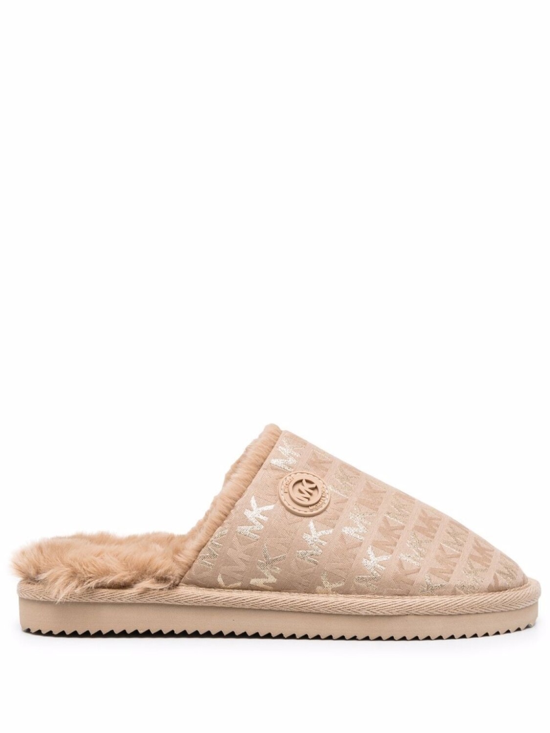 Michael Kors слиперы Janis с монограммой, нейтральный цвет