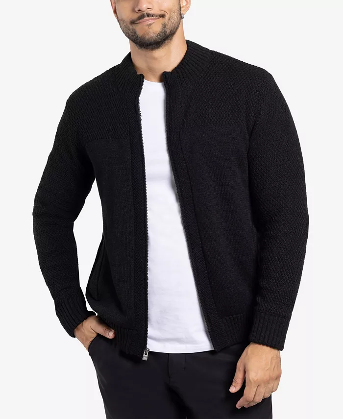 

Толстовка Men's Color Blocked Full-Zip High Neck Sweater Jacket X-Ray, черный