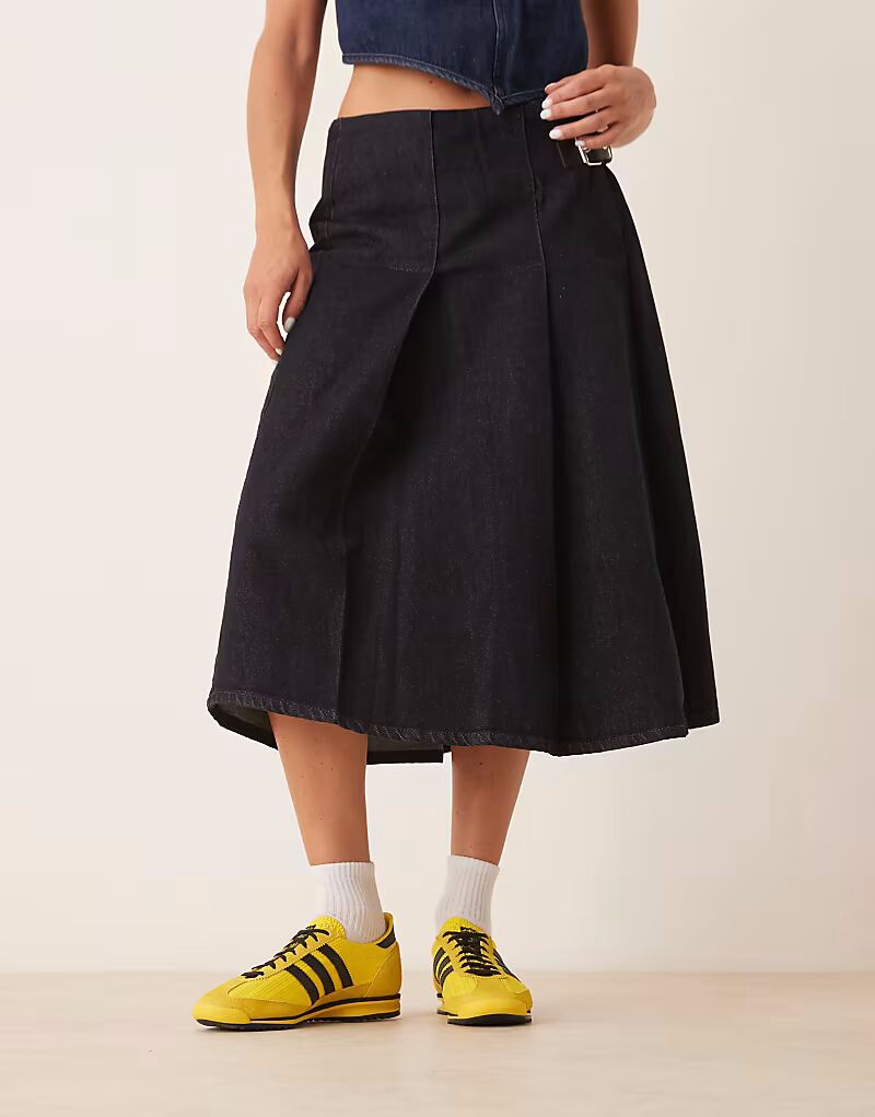 Кроссовки Adidas Originals SL 72 OG в желто-черной расцветке — фото 3