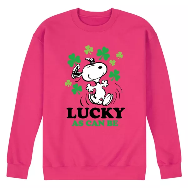 

Мужская флисовая толстовка Pearnuts Lucky Can Be Licensed Character, пурпурный