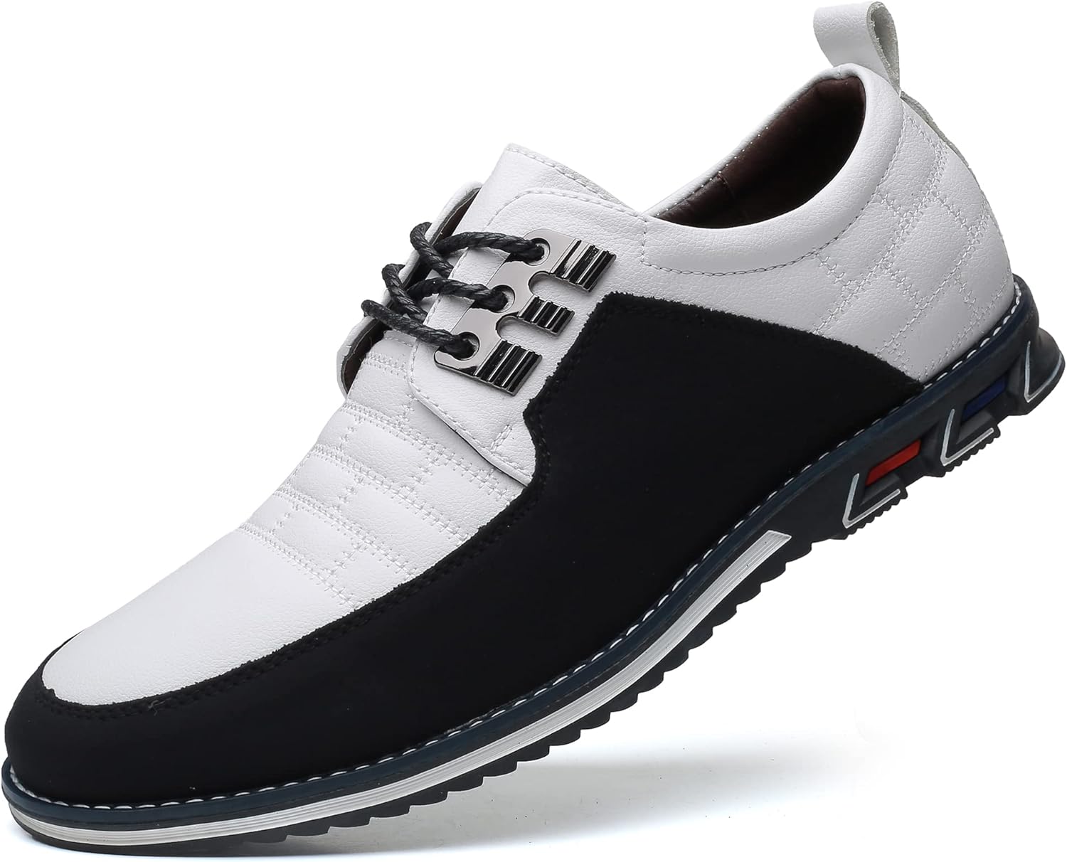 

Мужская повседневная обувь COSIDRAM, модные деловые туфли класса люкс, офисные лоферы, балетки и кроссовки для мужчин, белый