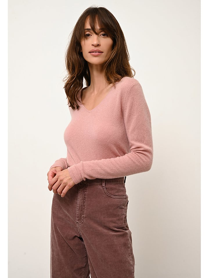 

Кашемировый пуловер Just Cashmere, розовый