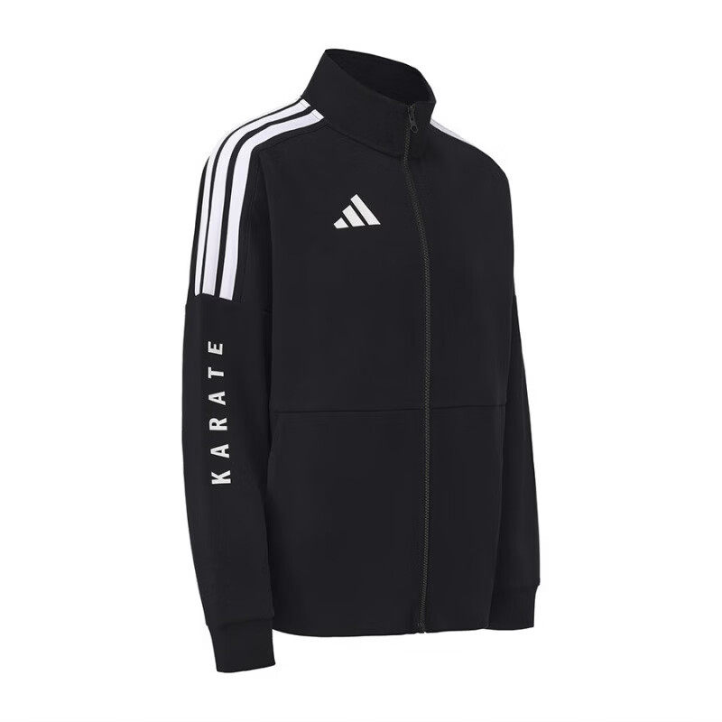 Куртка с воротником стойкой для мужчин Adidas, черный — фото 3