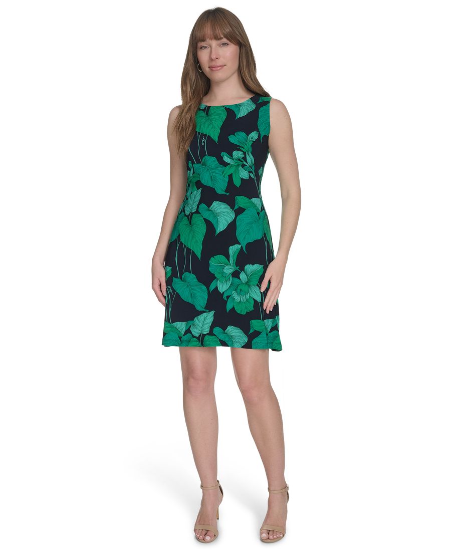 

Женское платье-футляр без рукавов с принтом Tommy Hilfiger, Sky Captain Multi