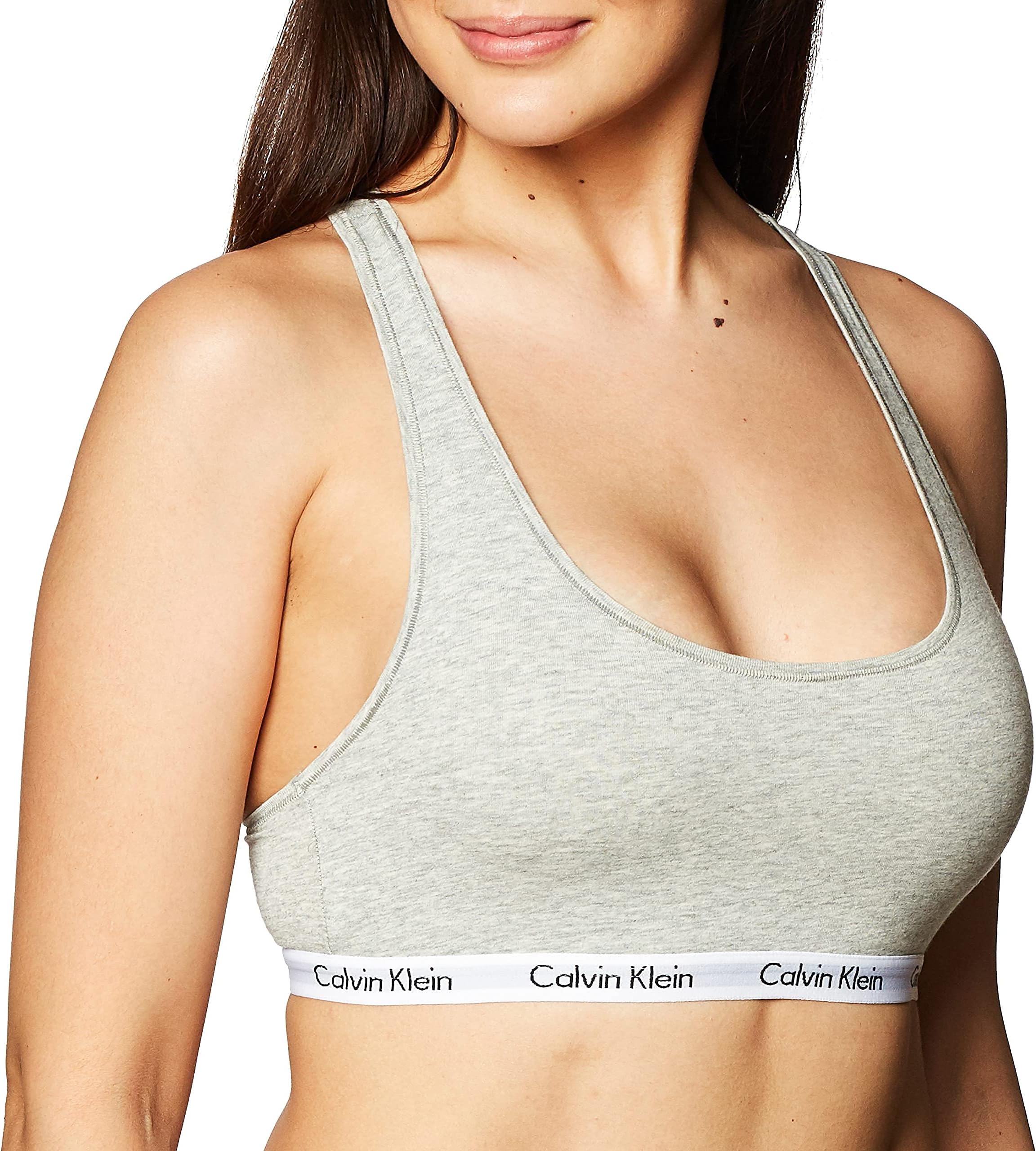

Бюстгальтер Calvin Klein Carousel Logo Bralette, цвет Heather Grey