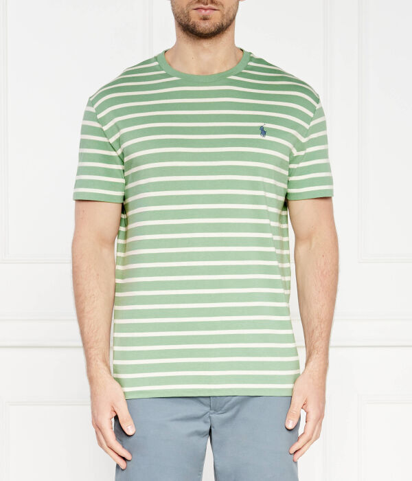 

Футболка мужская Polo Ralph Lauren в полоску, зеленый