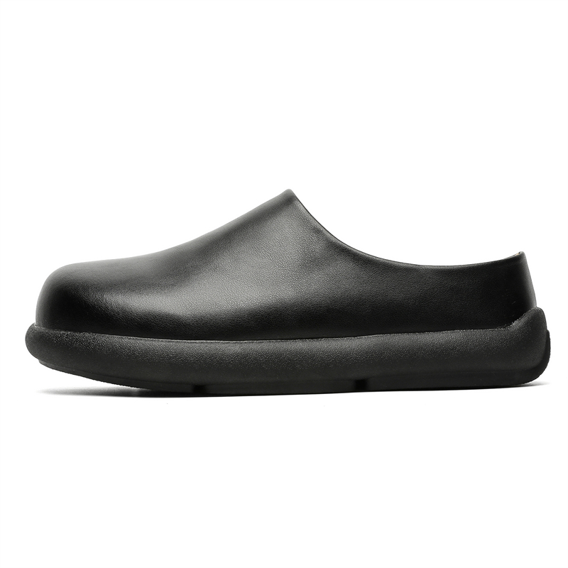 

V05 Закрытые тапочки унисекс черные без подкладки, цвет Black, Unlined Shoes[Women's]