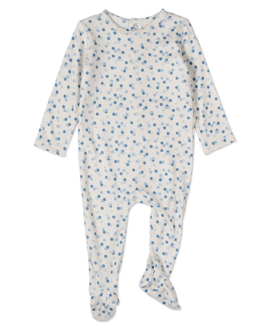 

Детский комбинезон для мальчиков "Синее конфетти" с ажурной отделкой MeMoi, Blue multi