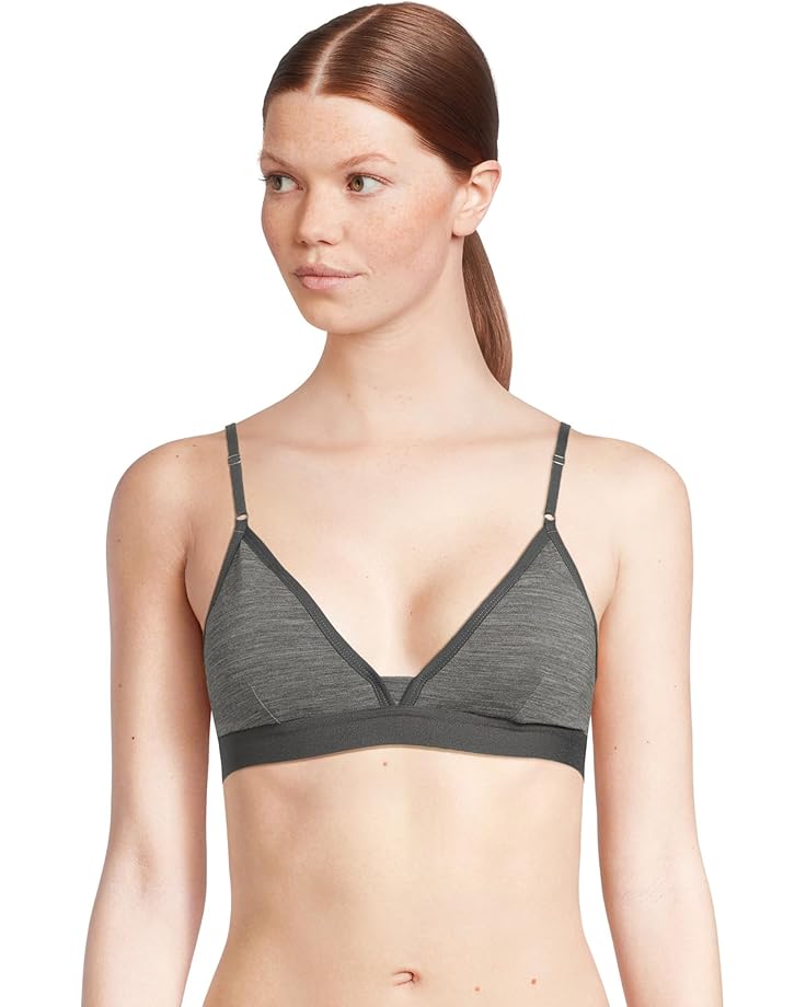 

Бюстгальтер Icebreaker Merino 150 Siren Bra Inserts, цвет Gritstone Heather