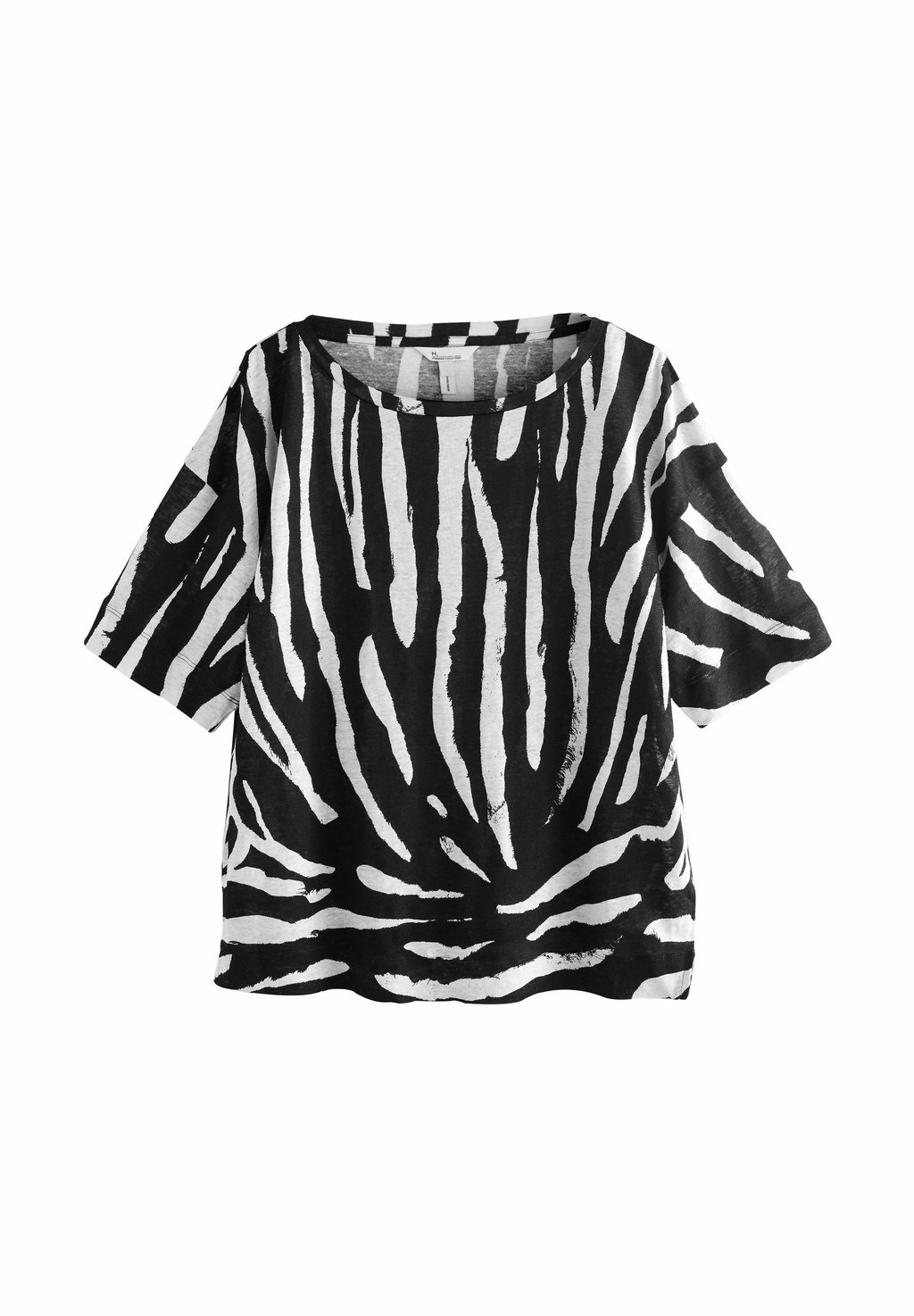Базовая футболка SHORT SLEEVE CREW NECK Next, черный — фото 3