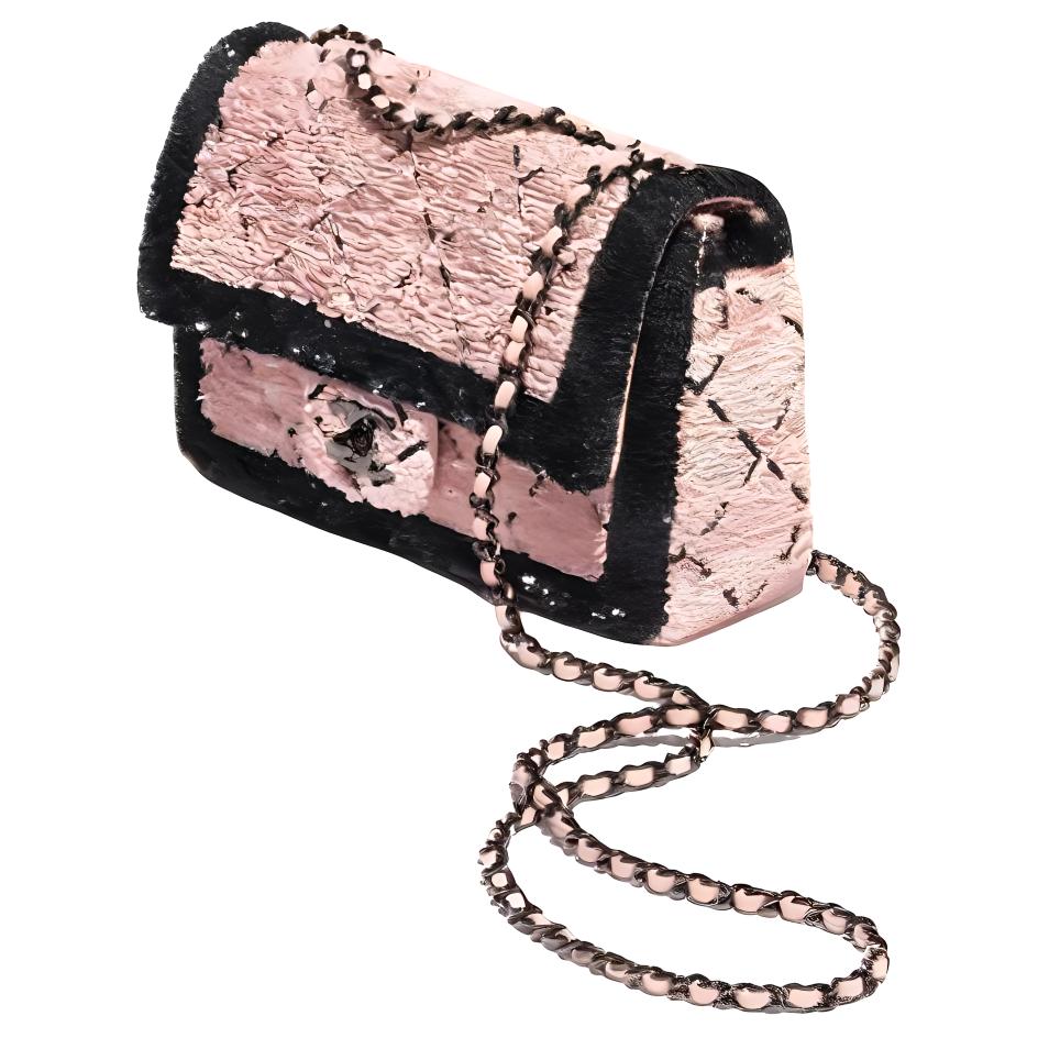 

CHANEL Твидовая сумка через плечо