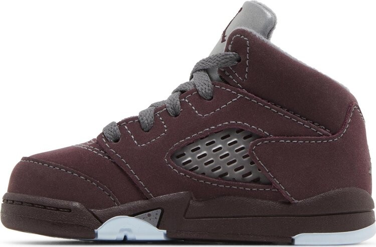 Кроссовки Air Jordan 5 Retro SE TD 'Burgundy' 2023, красный — фото 3