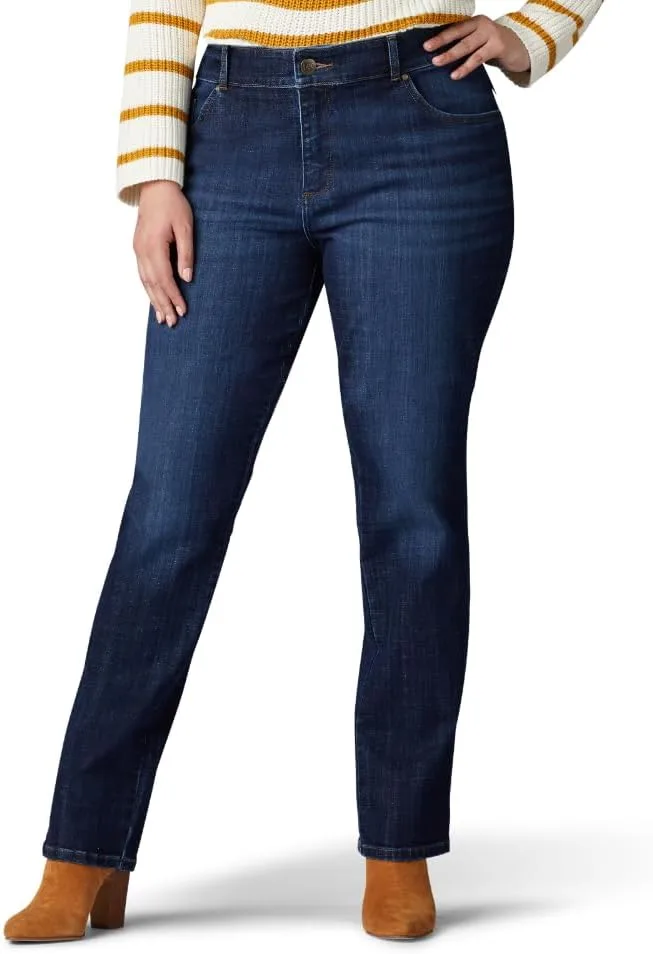

Lee Женские джинсы Plus Size Relaxed Fit Straight Leg
