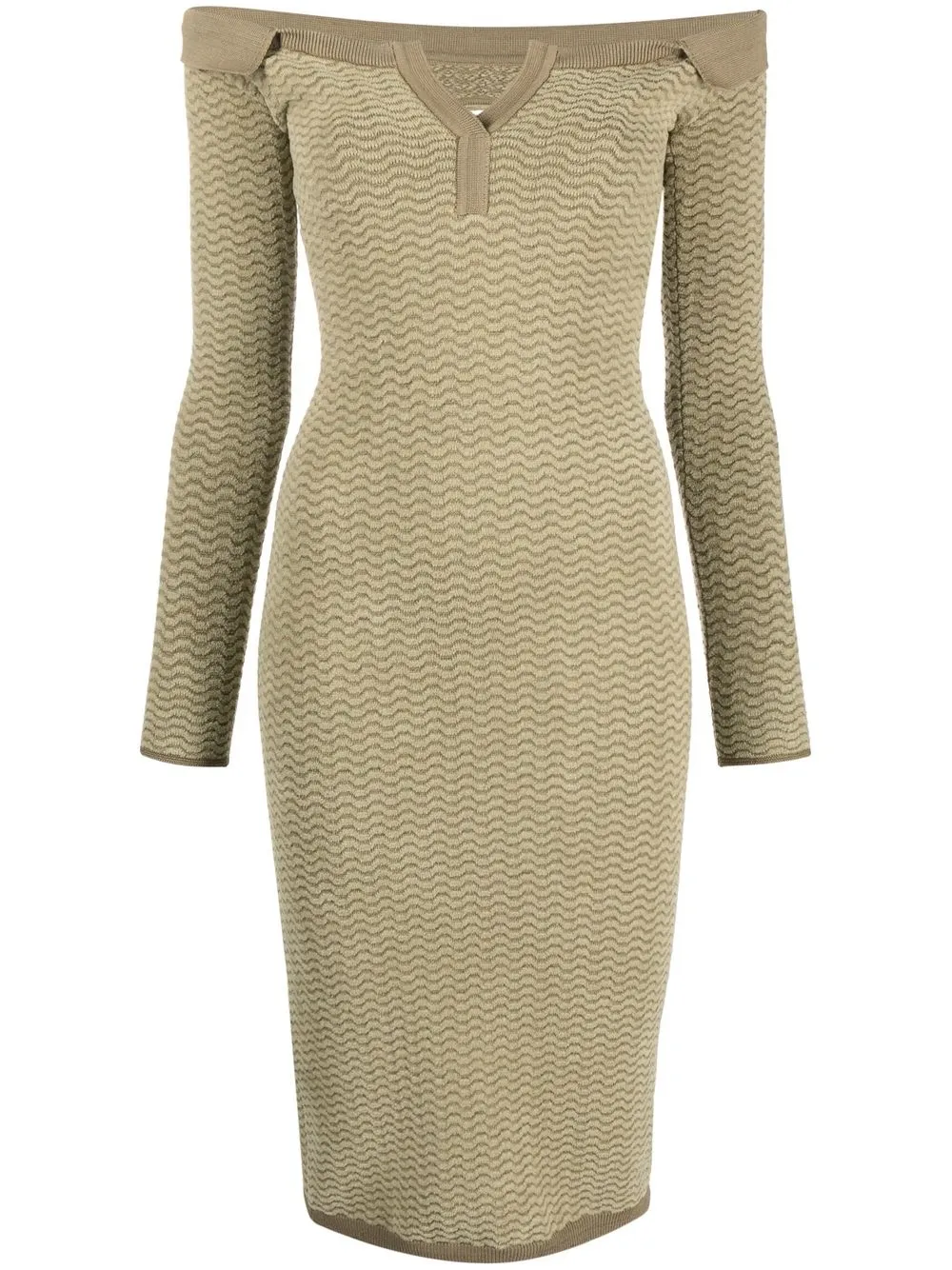 

Платье La robe Pampero с открытыми плечами JACQUEMUS, зеленый