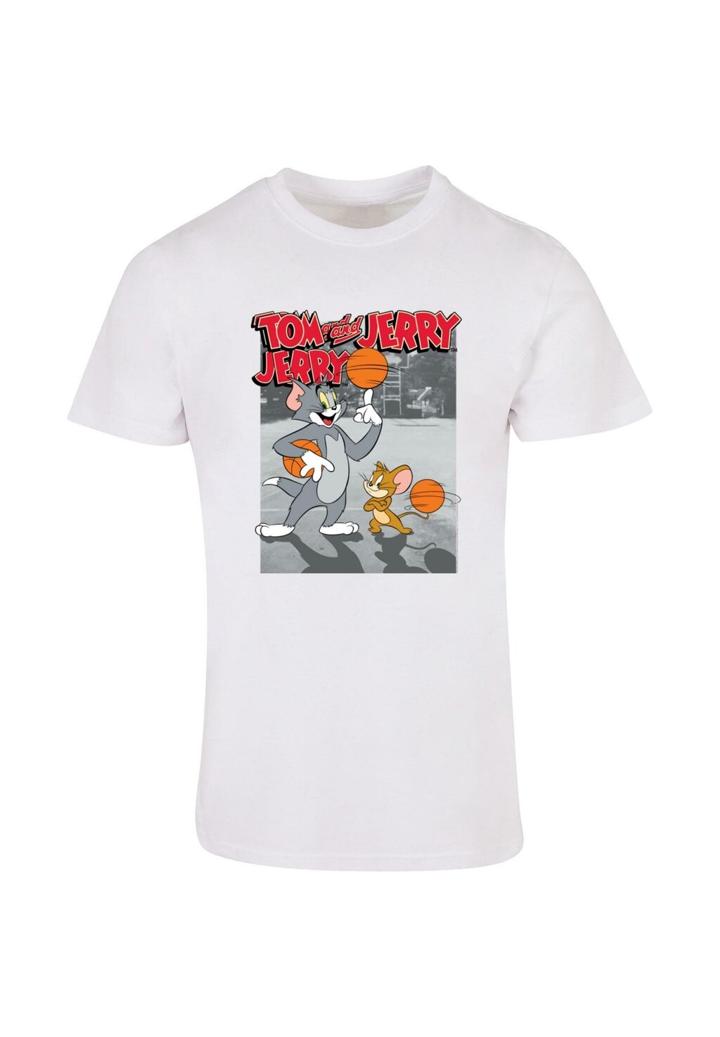 

Футболка с принтом TOM AND JERRY BASKETBALL BUDDIES ABSOLUTE CULT, белый