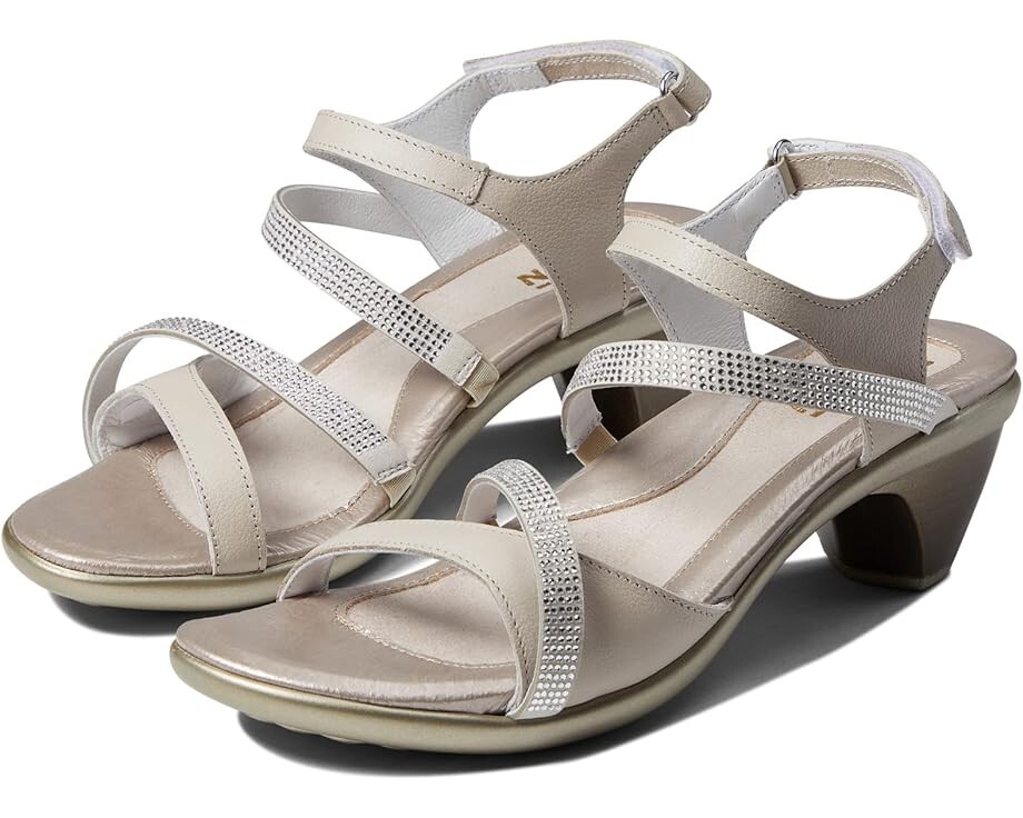 Туфли Naot Innovate, цвет Soft Ivory Leather/Clear Rhinestones