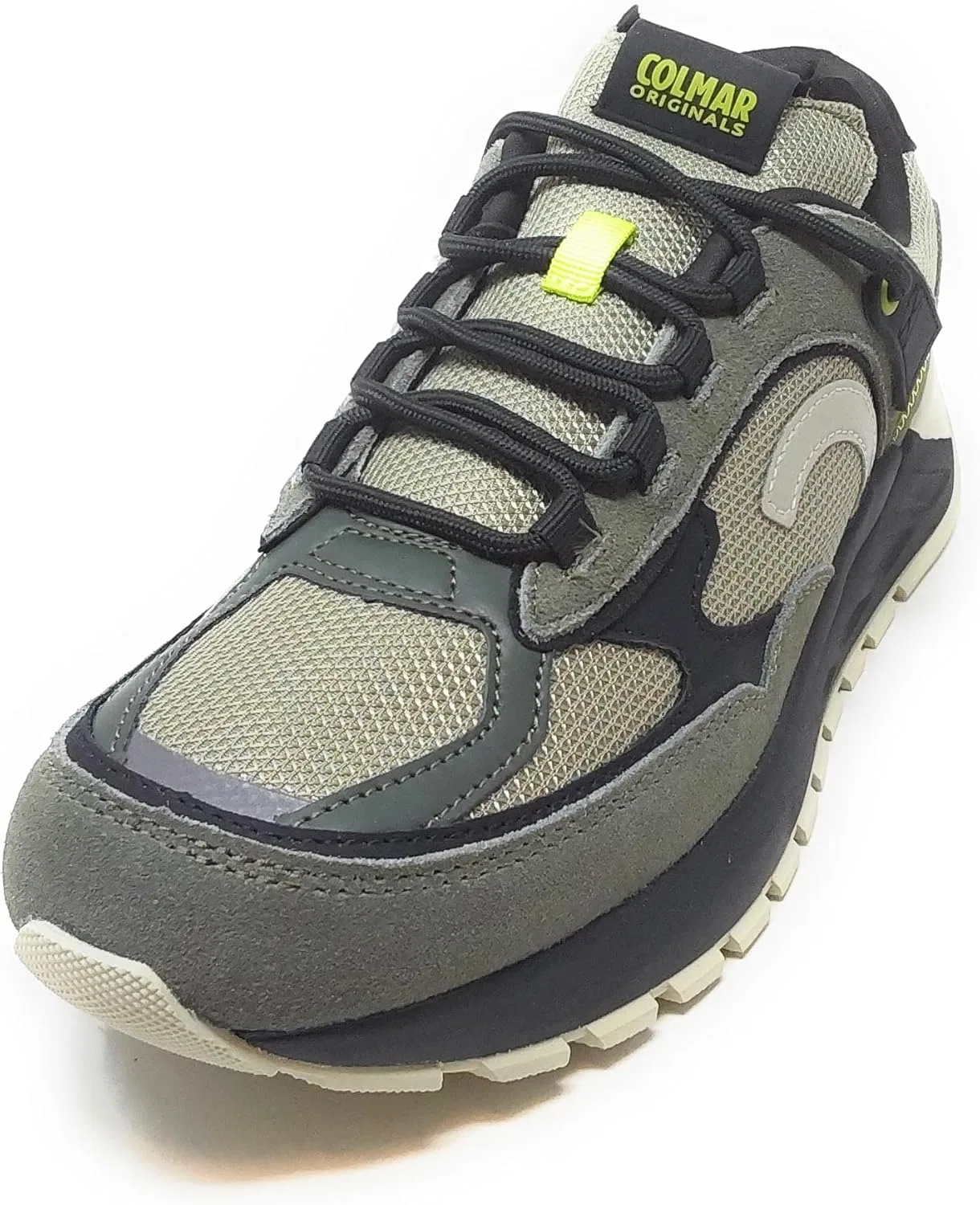 Мужские кроссовки Colmar XX3 RN Army 200 цвета «военный зеленый» (Military Green-Black) — фото 2