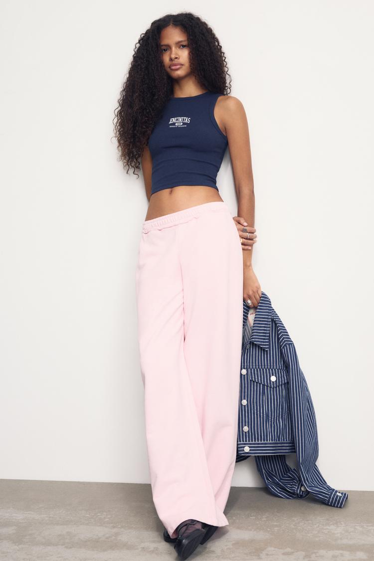 

Вышитая майка encinitas Pull And Bear, синий