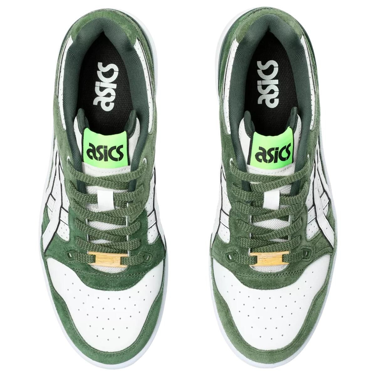 Кроссовки Asics EX89 1201A963-101 мужские US 8 бело-зеленые спортивный стиль TF6769 — фото 3