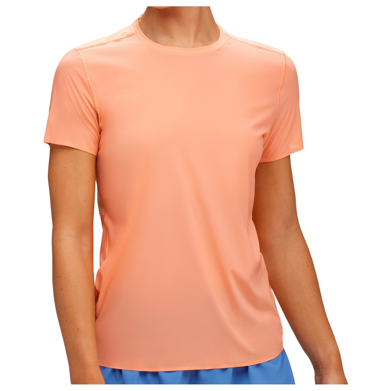 

Беговая рубашка Hoka Women's Performance Run Short Sleeve, цвет Papaya