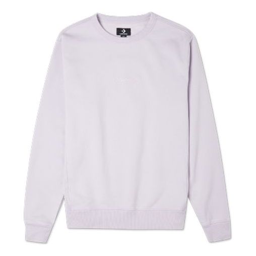 

Свитер jack purcell pullover crewneck sweatshirt 'lilac' Converse, сиреневый