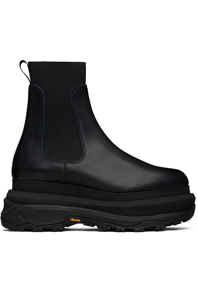 

Кожаные челси Sacai, черный