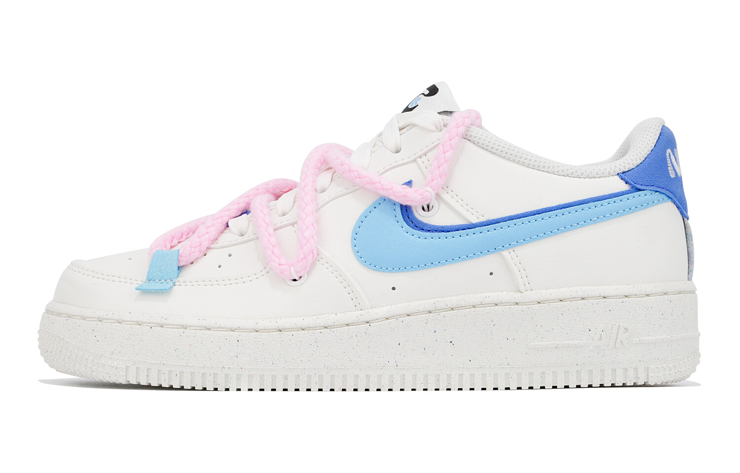 

Кроссовки Nike Air Force 1 Skateboarding Shoes Women's Low-top White/Blue/Pink, белый