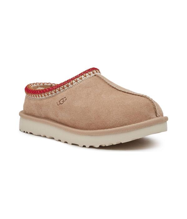 Кожаные мюли с тасманом Ugg, коричневый