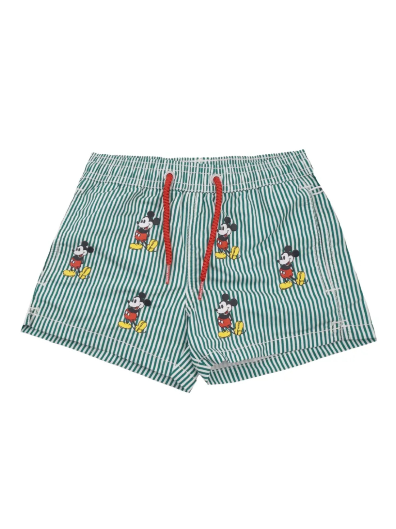 

MC2 Saint Barth Kids плавки-шорты в полоску, зеленый