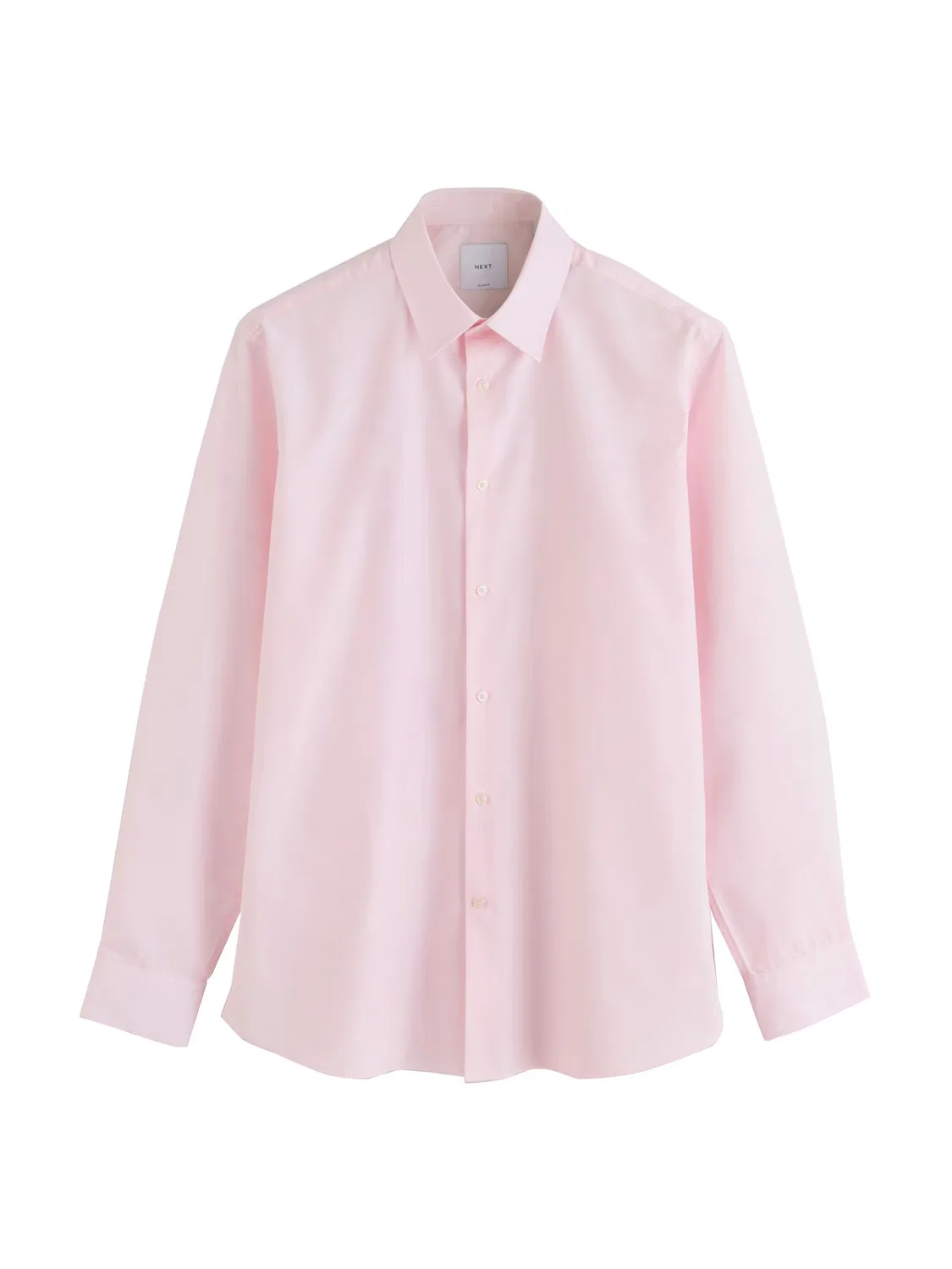 Рубашка приталенного кроя на пуговицах Next, Pastel Pink