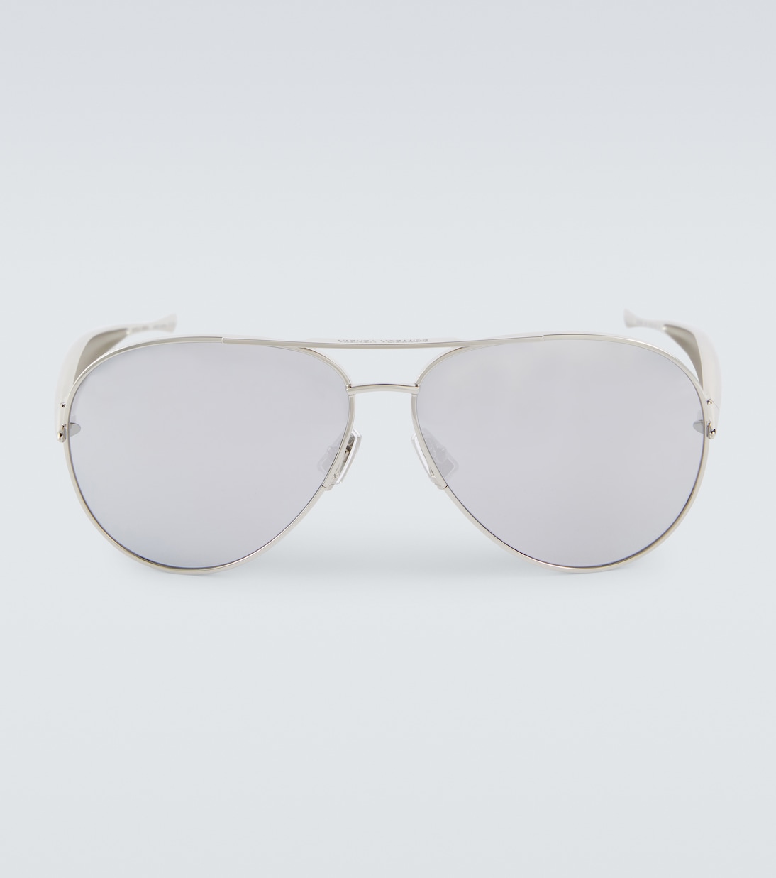 

Солнцезащитные очки Sardine Aviator Bottega Veneta, серебряный