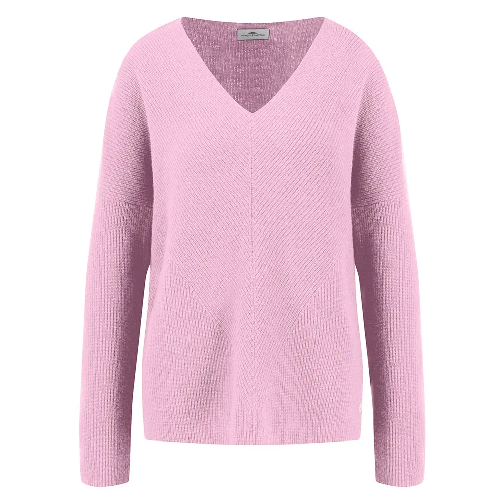 

Свитер Fynch Hatton 24147056 v neck, розовый